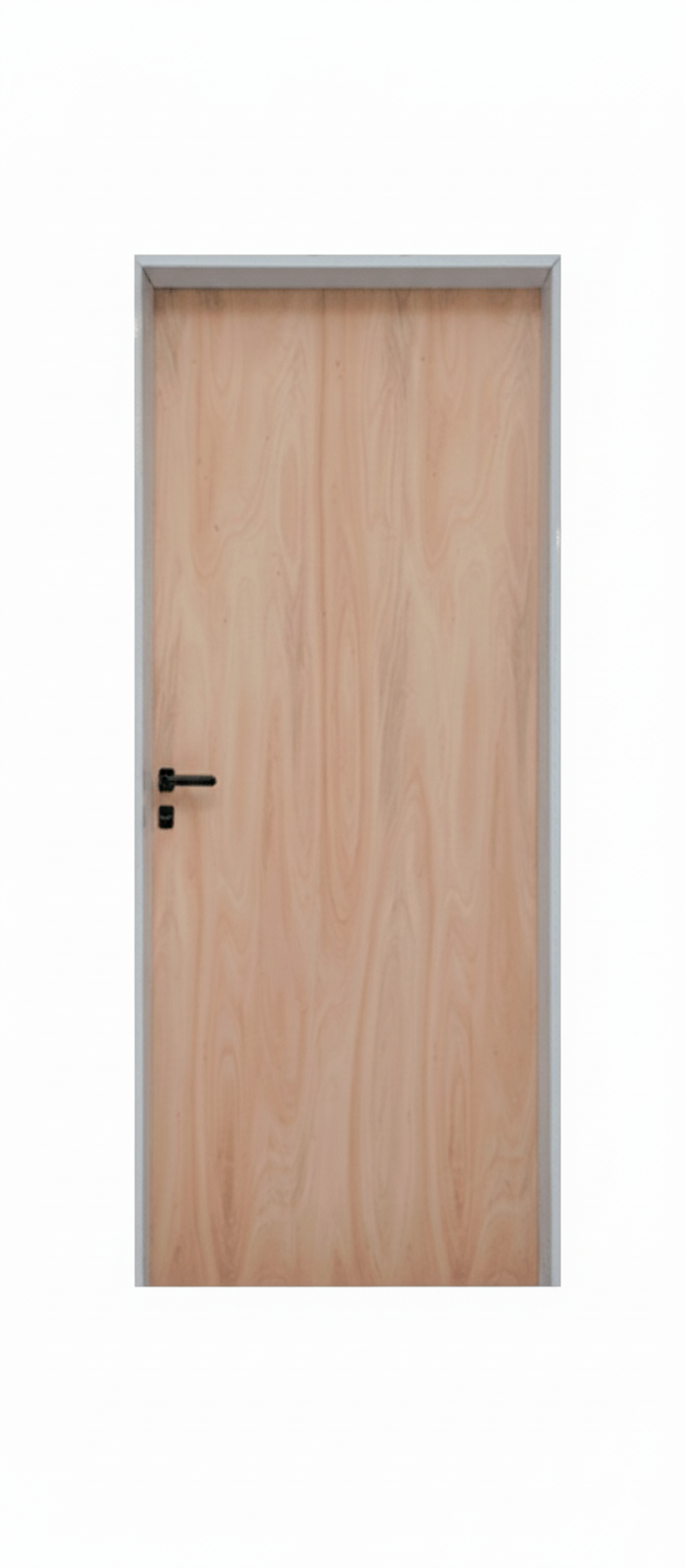 Puerta placa de Cedro 70x2 Marco de chapa